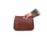 کیف دوشی زنانه رویال چرم کد W82.1 - Image 9