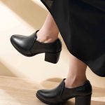 کفش اداری پاشنه بلند رویال چرم کد WM124
